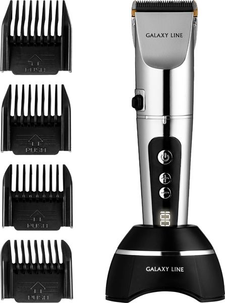 Изображение товара Машинка для стрижки волос Galaxy Line GL 4178 (серебристый)