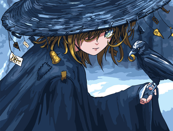 Изображение товара Картина по номерам Три совы Чародейка / КК_53781