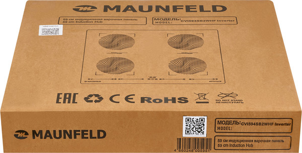 Изображение товара Индукционная варочная панель Maunfeld CVI594SB2WHF Inverter