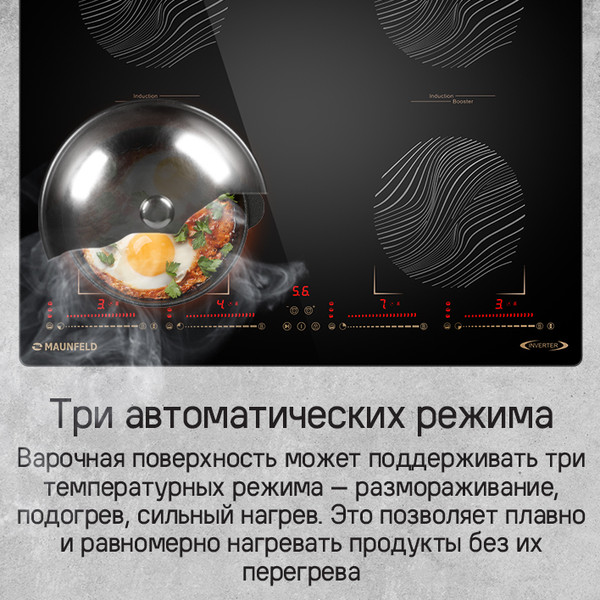 Изображение товара Индукционная варочная панель Maunfeld CVI594SB2WHF Inverter