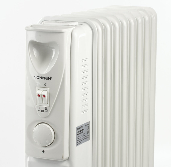 Изображение товара Масляный радиатор Sonnen DFS-09 / 453499 (белый)