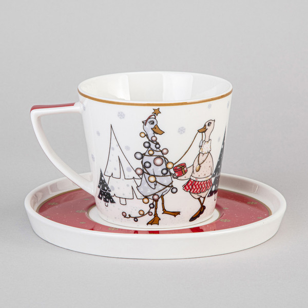 Изображение товара Чашка с блюдцем Lefard Family Christmas 425-162