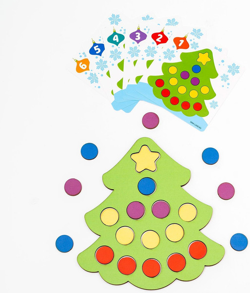 Изображение товара Развивающая игра Лесная мастерская Мозаика. Новый год! Елочка / 9825323