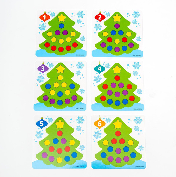 Изображение товара Развивающая игра Лесная мастерская Мозаика. Новый год! Елочка / 9825323