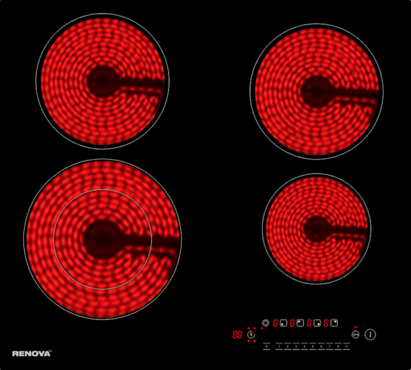 Изображение товара Электрическая варочная панель Renova TC-466L1BS1
