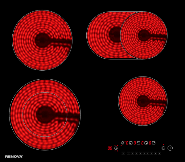 Изображение товара Электрическая варочная панель Renova TC-472L2BS1