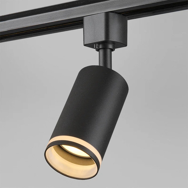 Изображение товара Трековый светильник General Lighting GTR-GU10-1-LR-IP40-B / 580213 (черный)