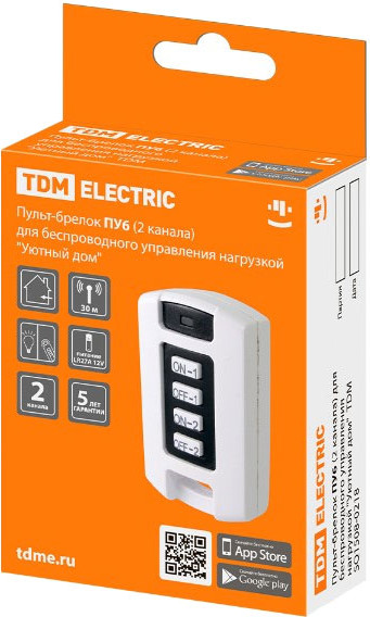 Изображение товара Пульт для дистанционного выключателя TDM SQ1508-0218
