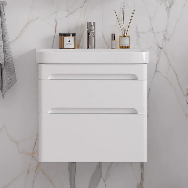 Изображение товара Тумба под умывальник EQUIL Nice 60.2Y 9595 (подвесная)