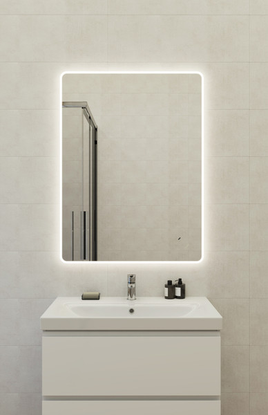 Изображение товара Зеркало Cersanit Eclipse Fusion 75x100 / 64814 (с подсветкой)
