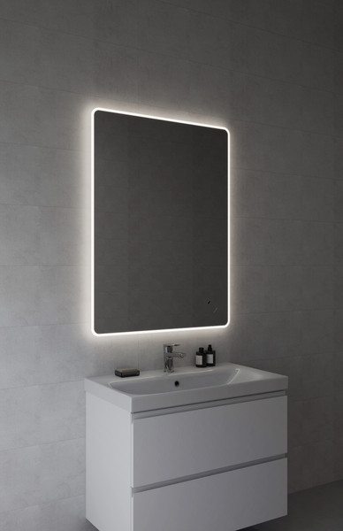 Изображение товара Зеркало Cersanit Eclipse Fusion 75x100 / 64814 (с подсветкой)