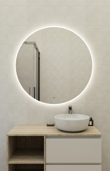 Изображение товара Зеркало Cersanit Eclipse Fusion 100x100 / 64812 (с подсветкой)