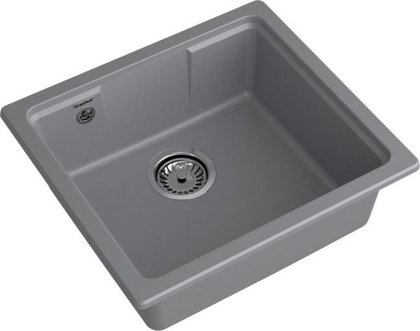 Изображение товара Мойка кухонная GranFest Quarz GF-UR-4550 (темно-серый)