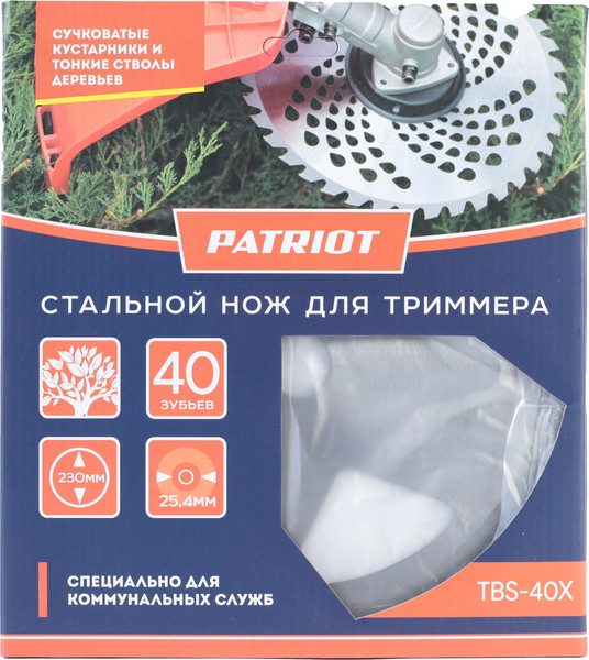 Изображение товара Нож для триммера PATRIOT TBS-40X