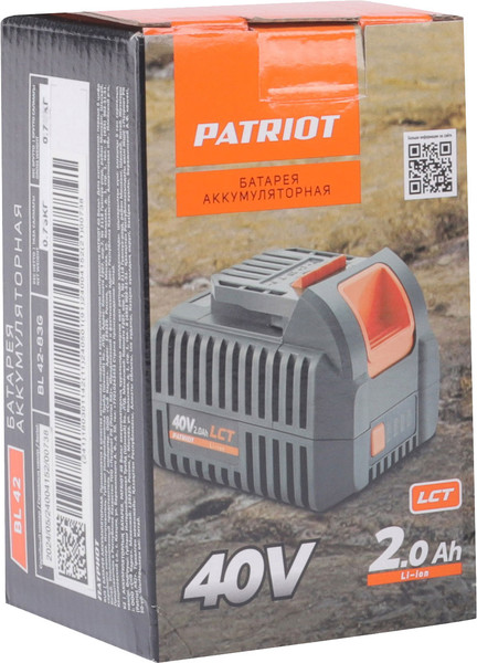 Изображение товара Аккумулятор для электроинструмента PATRIOT BL42 40В / 180301142
