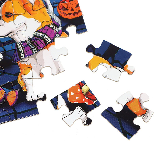 Изображение товара Пазл Puzzle Time В термостакане. Ужасно милые корги / 9825487 (54эл)