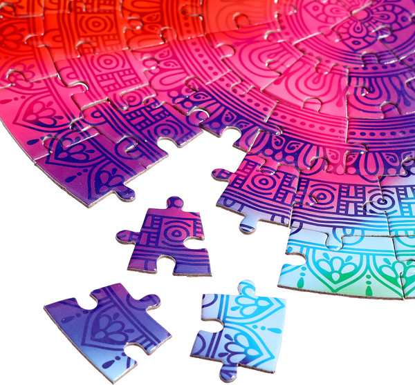 Изображение товара Пазл Puzzle Time В термостакане. Мандала / 10742998 (77эл)