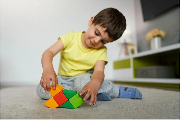 Изображение товара Развивающая игра Geomag Магнитные кубики 3 формы / GM207 (6эл)