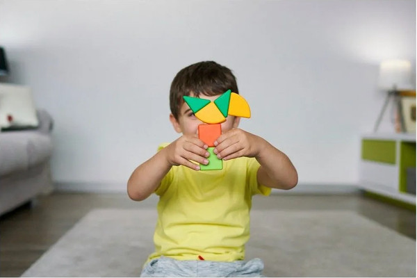 Изображение товара Развивающая игра Geomag Магнитные кубики 3 формы / GM207 (6эл)