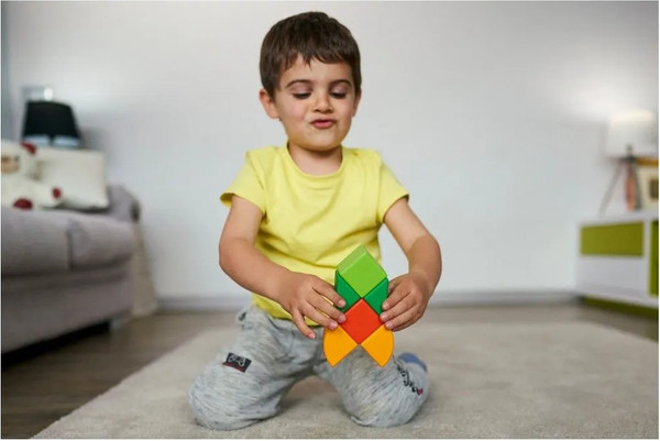 Изображение товара Развивающая игра Geomag Магнитные кубики 3 формы / GM207 (6эл)