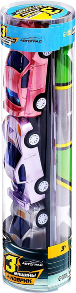 Изображение товара Набор игрушечных автомобилей Автоград Крутые гонки 6613C-5 / 10530189