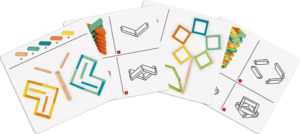 Изображение товара Развивающая игра Janod Разноцветные блоки / J08300 (60эл)