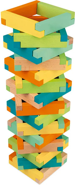 Изображение товара Развивающая игра Janod Разноцветные блоки / J08300 (60эл)