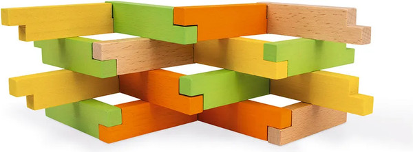 Изображение товара Развивающая игра Janod Разноцветные блоки / J08300 (60эл)