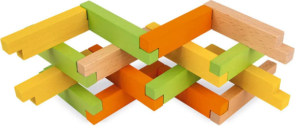 Изображение товара Развивающая игра Janod Разноцветные блоки / J08300 (60эл)