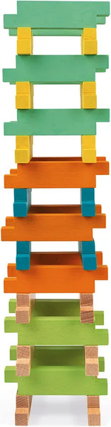 Изображение товара Развивающая игра Janod Разноцветные блоки / J08300 (60эл)