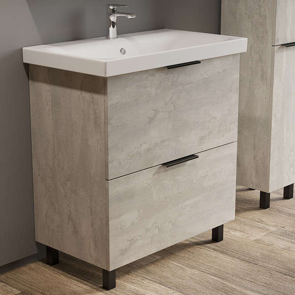 Изображение товара Тумба под умывальник Viant Берлин Moduo 80 / VBER80MDC-T2YP