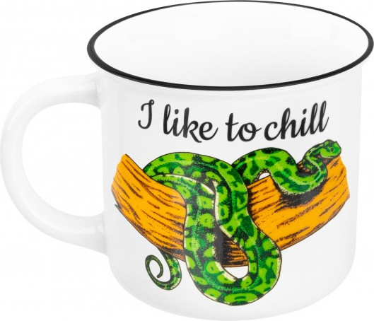 Изображение товара Чашка Elan Gallery Змея I like to chill / 880222