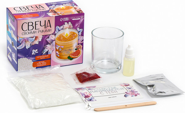 Изображение товара Набор для изготовления свечей Школа талантов Счастье начинается с тебя / 10448945