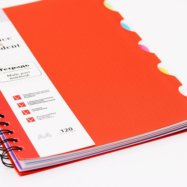 Изображение товара Тетрадь Listoff ТПР412019 (темно-красный)