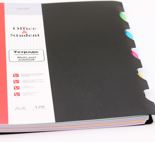 Изображение товара Тетрадь Listoff ТПР412021 (черная)