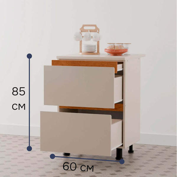 Изображение товара Шкаф-стол кухонный Dipriz Д.70102.2 (персидский жемчуг)