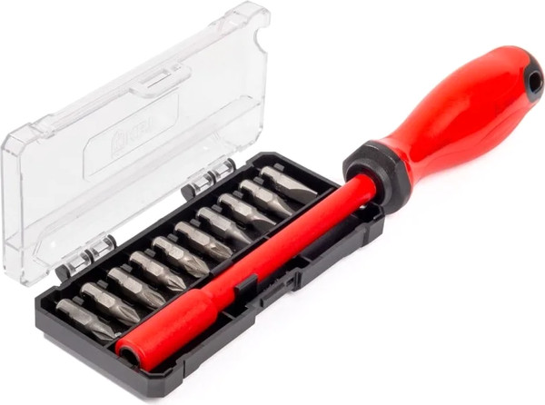 Изображение товара Отвертка КВТ Диэлектрическая с набором бит НИО-2210 / 88928
