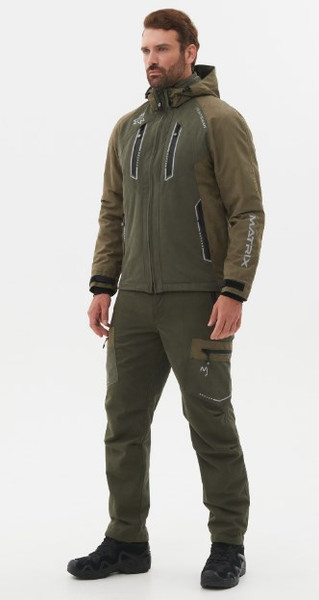 Изображение товара Костюм для охоты и рыбалки Huntsman Матрица -5°С Хаки Исландия (р.56-58/182-188)