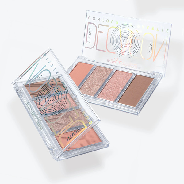 Изображение товара Палетка для скульптурирования Influence Beauty Contouring Silver Decagon тон 02 (8.5г)