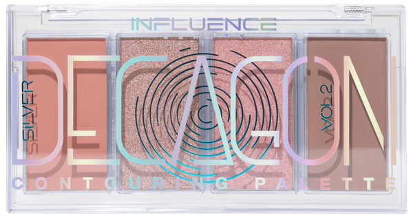 Изображение товара Палетка для скульптурирования Influence Beauty Contouring Silver Decagon тон 02 (8.5г)