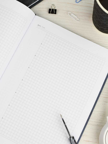 Изображение товара Записная книжка Escalada Канвас Экстра / 67695 (96л, синий)