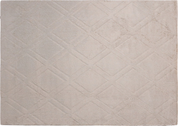 Изображение товара Коврик AksHome Geometry Faux Fur (120x170, бежевый меланж)