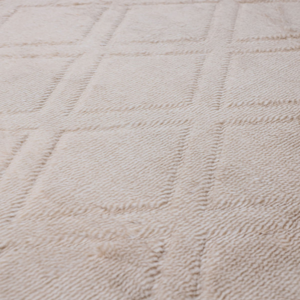 Изображение товара Коврик AksHome Geometry Faux Fur (120x170, бежевый меланж)