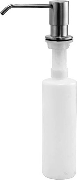 Изображение товара Мойка кухонная Roxen Uno 560210-54BS PVD под столешницу с ролл-матом и дозатором (графит текстурный)