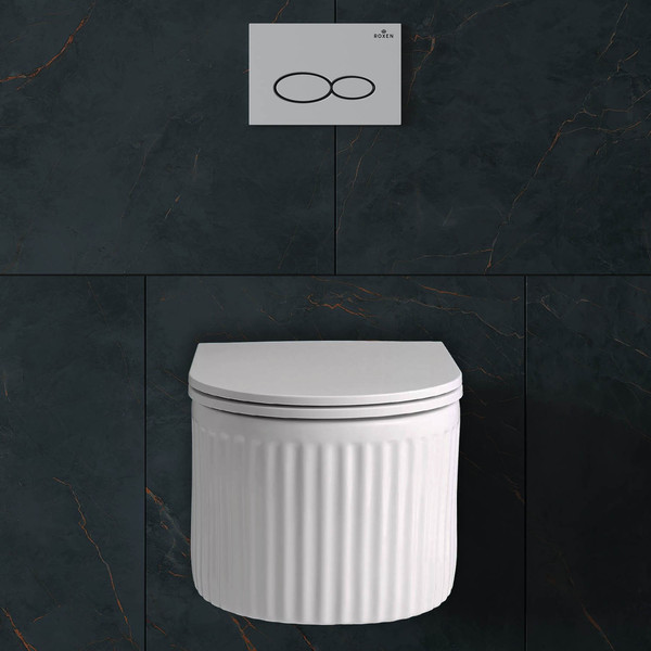 Изображение товара Унитаз подвесной с инсталляцией Roxen StounFix Dual Fresh 968283