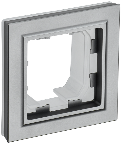 Изображение товара Рамка для выключателей и розеток IEK Brite BR-M12-44-K46 (сталь)