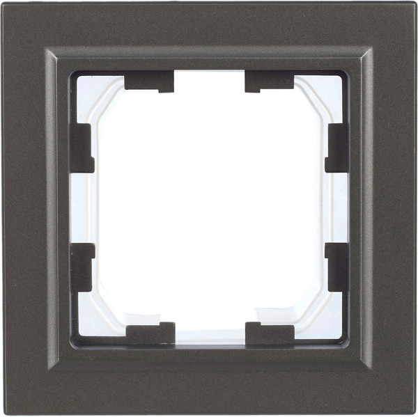 Изображение товара Рамка для выключателей и розеток IEK Brite BR-M12-44-K46 (сталь)