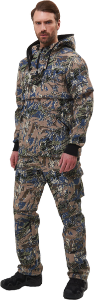 Изображение товара Костюм для охоты и рыбалки Huntsman Антигнус Люкс -5°C Лабиринт Смесовая микро Rip-stop/Бонди (р.48-50/182-188)