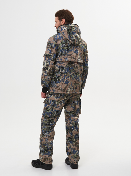 Изображение товара Костюм для охоты и рыбалки Huntsman Антигнус Люкс -5°C Лабиринт Смесовая микро Rip-stop/Бонди (р.48-50/182-188)