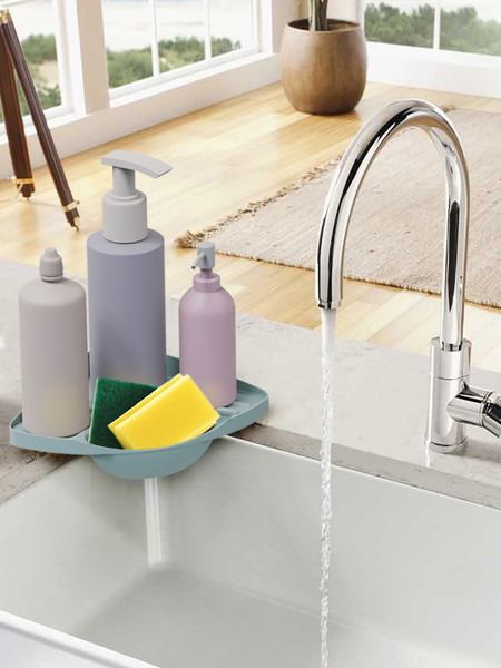 Изображение товара Подставка для моющего средства и губок Berossi Krita ИК 62575000 (серая мистерия)